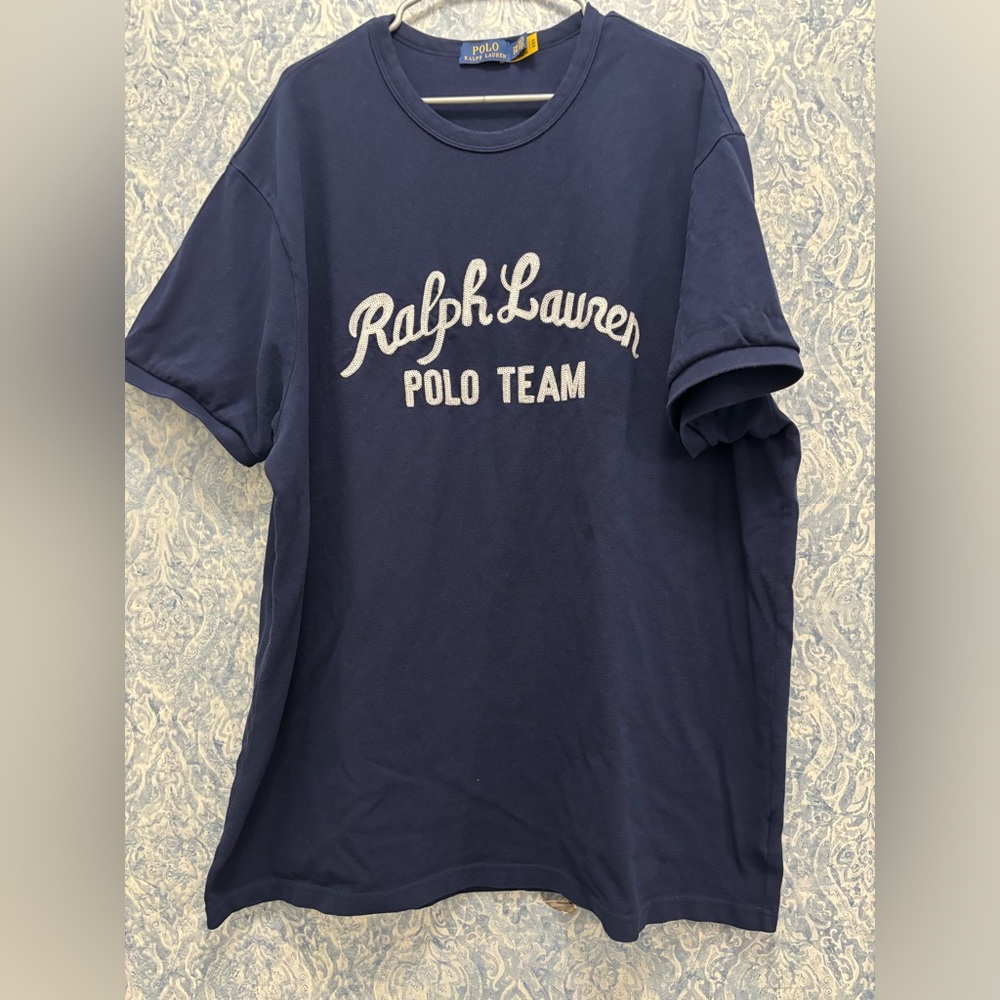 Polo Ralph Lauren Men’s Jersey T Shirt Navy Blue Size 2X